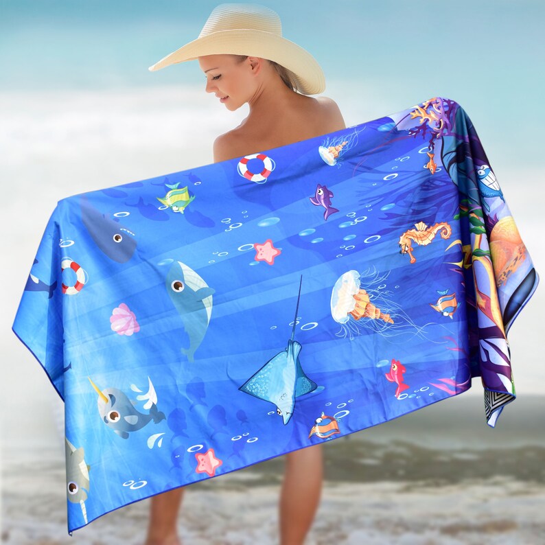 Elite Trend Microfiber Beach Towel for Travel Oversized XL Etsy