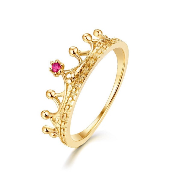 Ruby Crown Stacker Ring Ruby Crown Stacker Ring