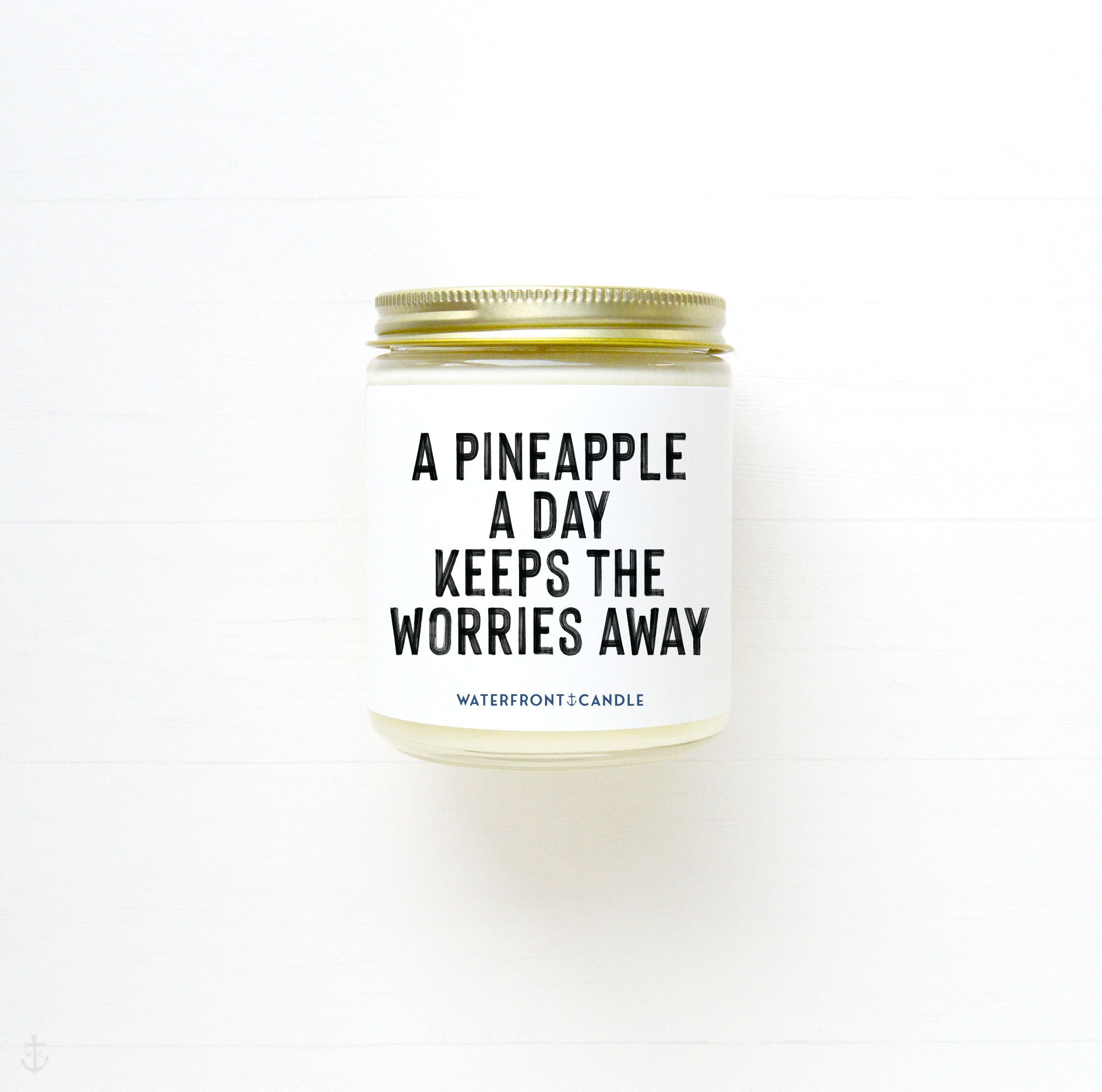 Pineapple Scent Candle Beach Candle Gift for Her Pineapple Scented