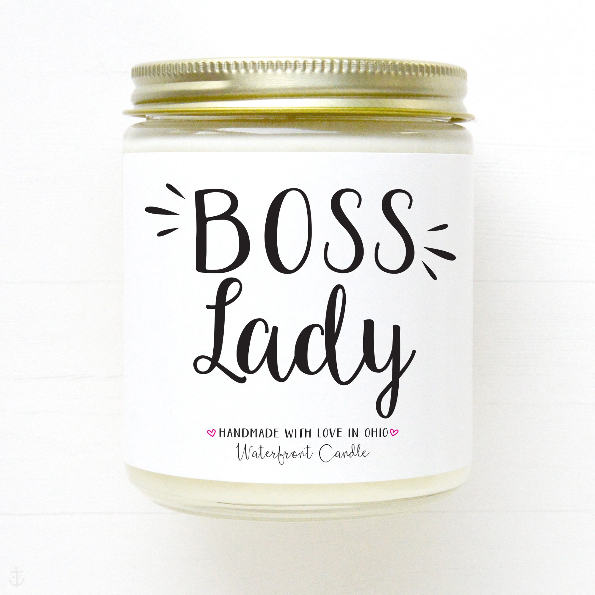 Boss Lady Candle / Soy Candle, Boss Lady Gift, Congrats Gift for Her