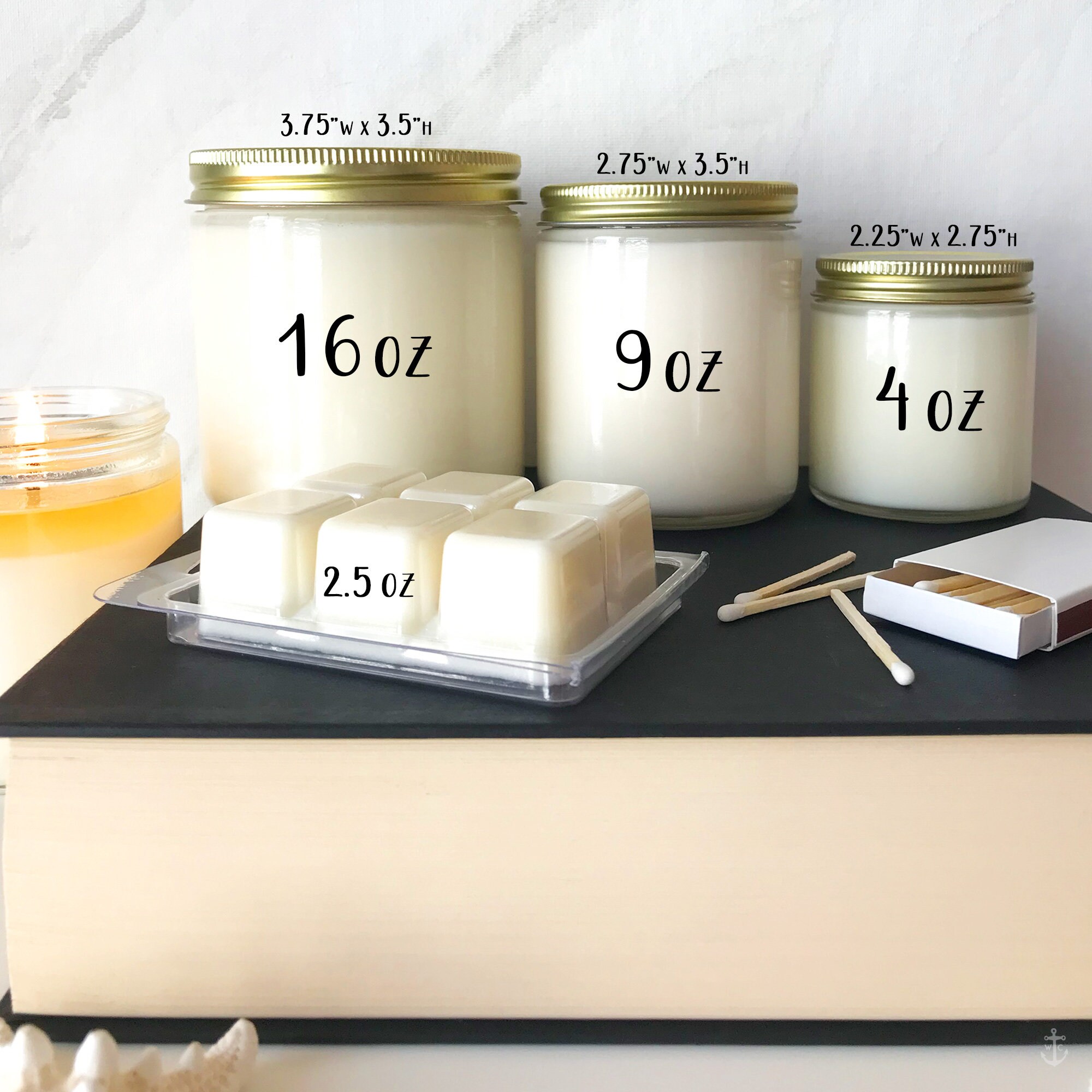 Pineapple Scent Candle Beach Candle Gift for Her Pineapple Scented