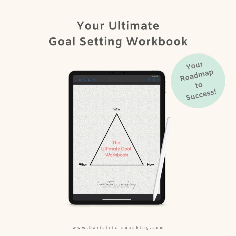 Goal Setting Triangle The Ultimate Goal-setting Workbook - Etsy
