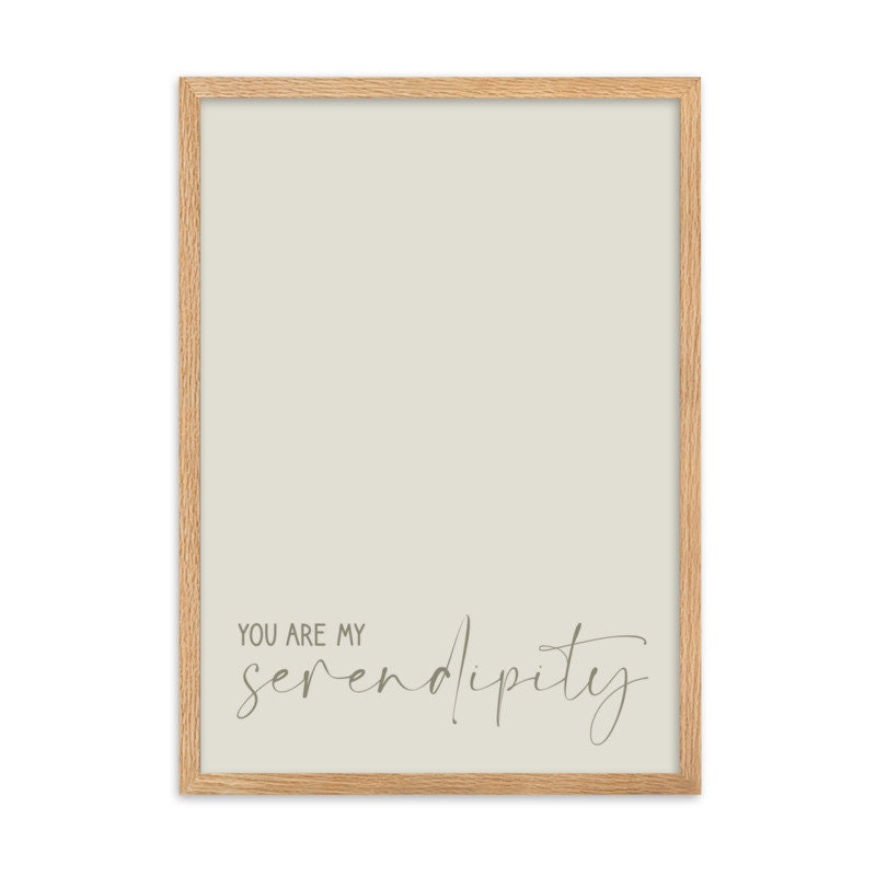 You are my serendipity Printable Quotes Quote Prints - Etsy España