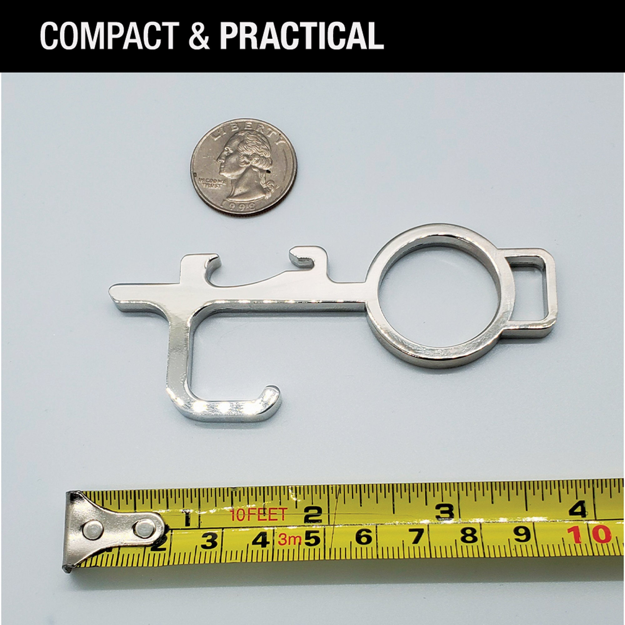 Abridor de puerta / Abridor de puerta de latón / Touch Free / | Etsy