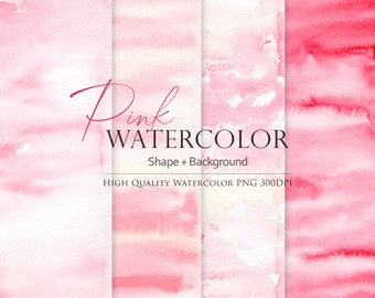 Watercolor clipart, Watercolor border, Watercolor shape, Watercolor background, Design resources, Digital paper, Watercolor resources