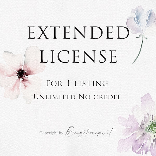 Commercial License 1 listing Unlimited with NO CREDIT