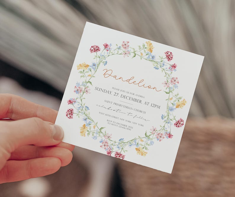 Pastel Wildflower Clipart, Watercolor Floral Bouquets, Spring Wedding Flowers PNG, Wildflower Clipart, Spring Wildflower, Spring flower PNG image 11