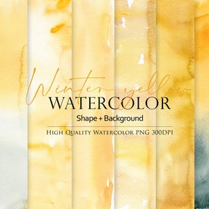 Aquarell Hintergrund Clipart, Aquarell Rand, Aquarell Form, Aquarell Gelb, Design Ressourcen, Aquarell Ressourcen