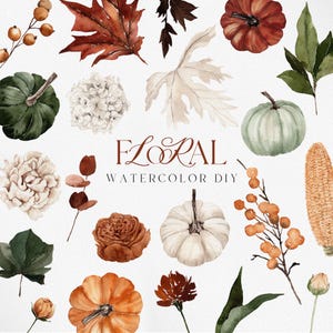OTOÑO ACOGEDOR, Imágenes Prediseñadas de acuarela, Otoño de acuarela, PNG Boho de acuarela, Imágenes Prediseñadas de otoño de acuarela, Imágenes Prediseñadas de calabaza, Imágenes Prediseñadas de otoño Boho