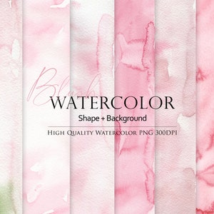 ClipArt sfondo acquerello, Bordo acquerello, Forma acquerello, Blush acquerello, Risorse di progettazione, Risorse acquerello