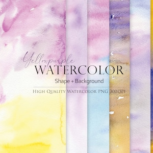 Watercolor background clipart, Watercolor border, Watercolor shape, Watercolor purple, Design resources, Watercolor resources