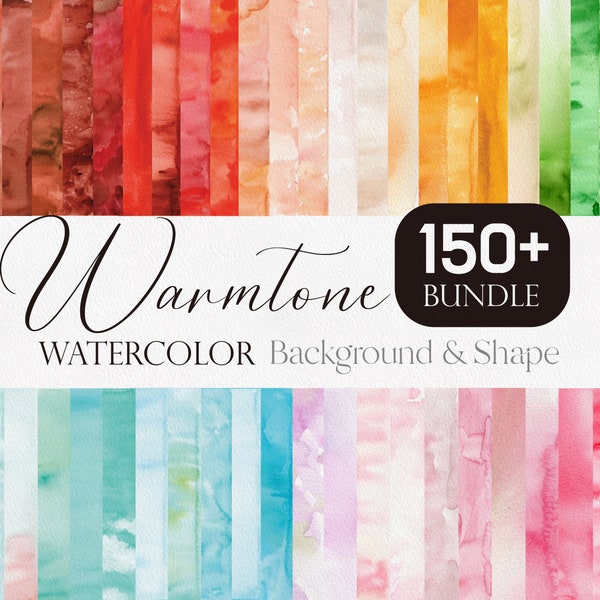 Watercolor Background Bundle, Watercolor Shape, Watercolor Background, Design Resource, Water Paper, Watercolor Clipart, Watercolor Texture