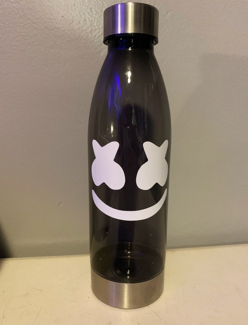 Custom Water Bottles Marshmello Minnie Etsy