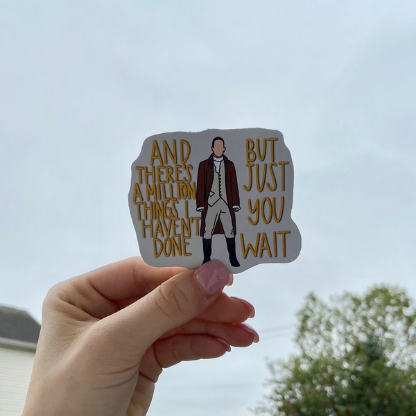 Alexander Hamilton Inspired Sticker