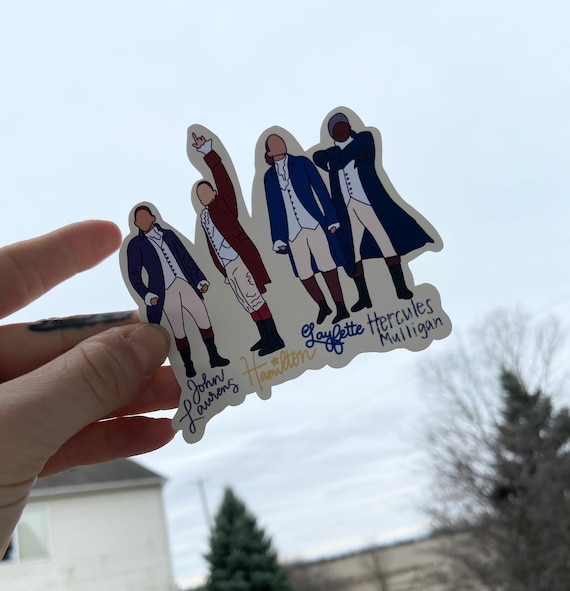 Hamilton- the Original Four Custom Sticker
