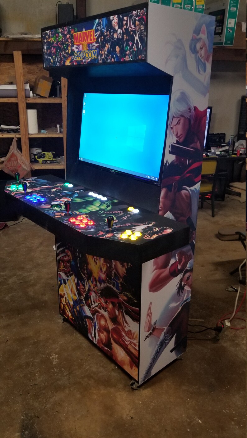 Custom PINE WOOD Arcade Launchbox Frontend Etsy