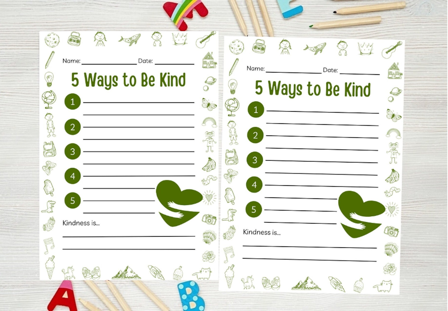 Kindergarten Worksheet, Printable Worksheet, Homeschool Worksheets ...
