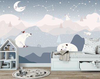 polar bear nursery decor