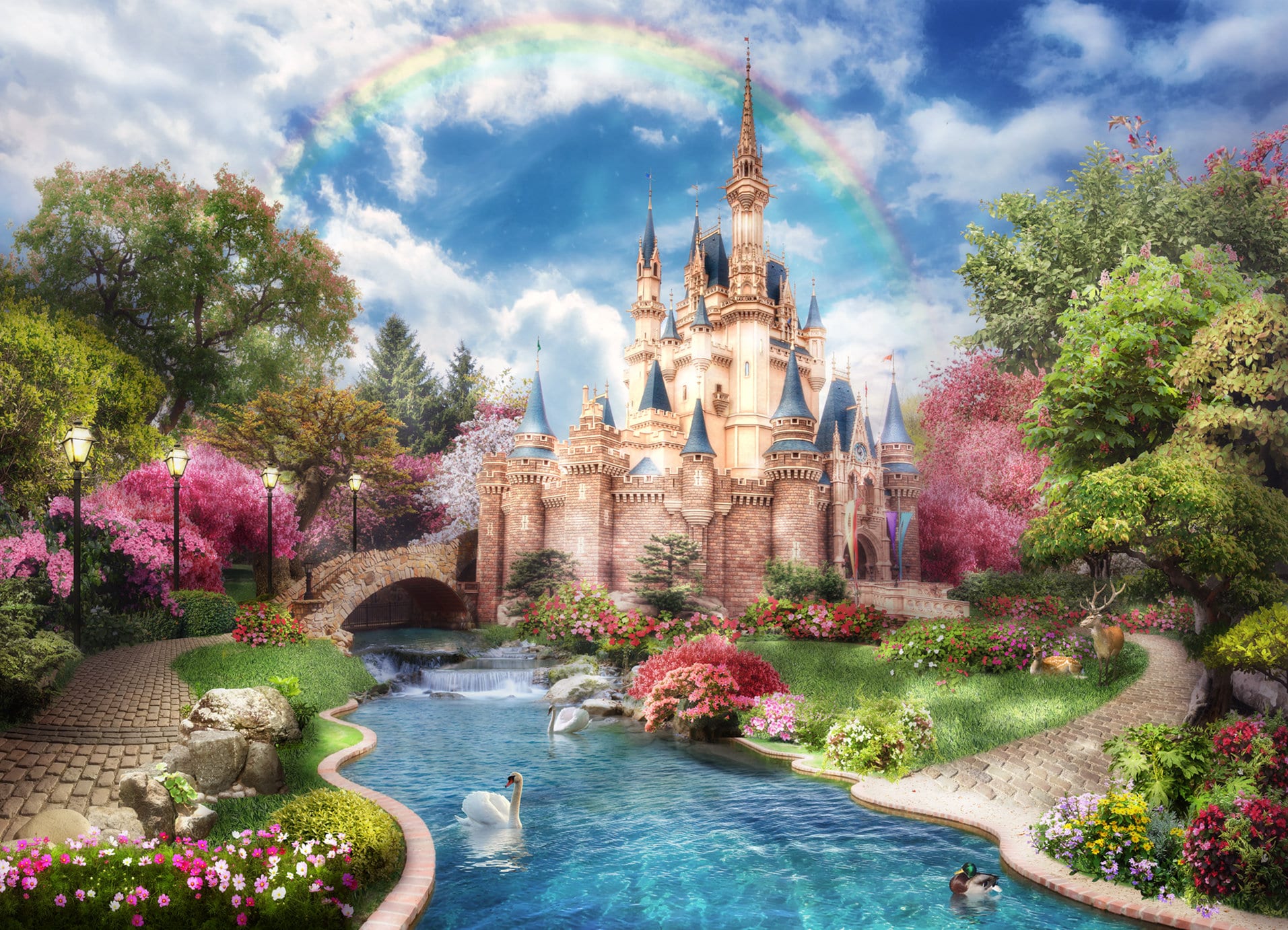 Girls Room Castle Wallpaper Baby Girl Nursery Wallpaper for - Etsy Israel Girls Room Castle Wallpaper Baby Girl Nursery Wallpaper for - Etsy Israel