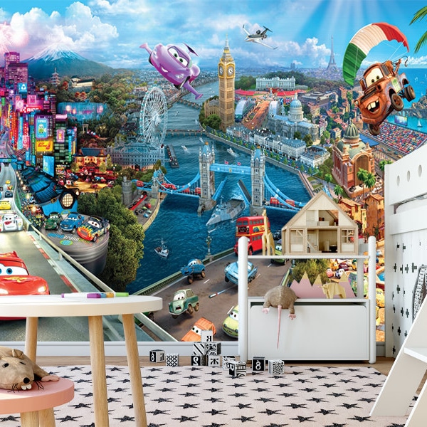 Boys Kids Room Wallpaper Boys Nursery Removable Wallpapers Cars Wall - Etsy