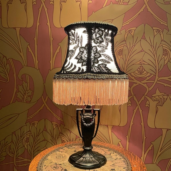 Little Lacey Bell Shade & Lamp Base