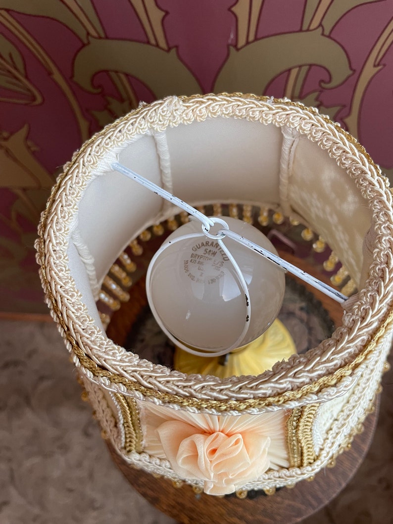 LampshadesofthePast Buttercup Bell Shade and Base - Thumbnail 4