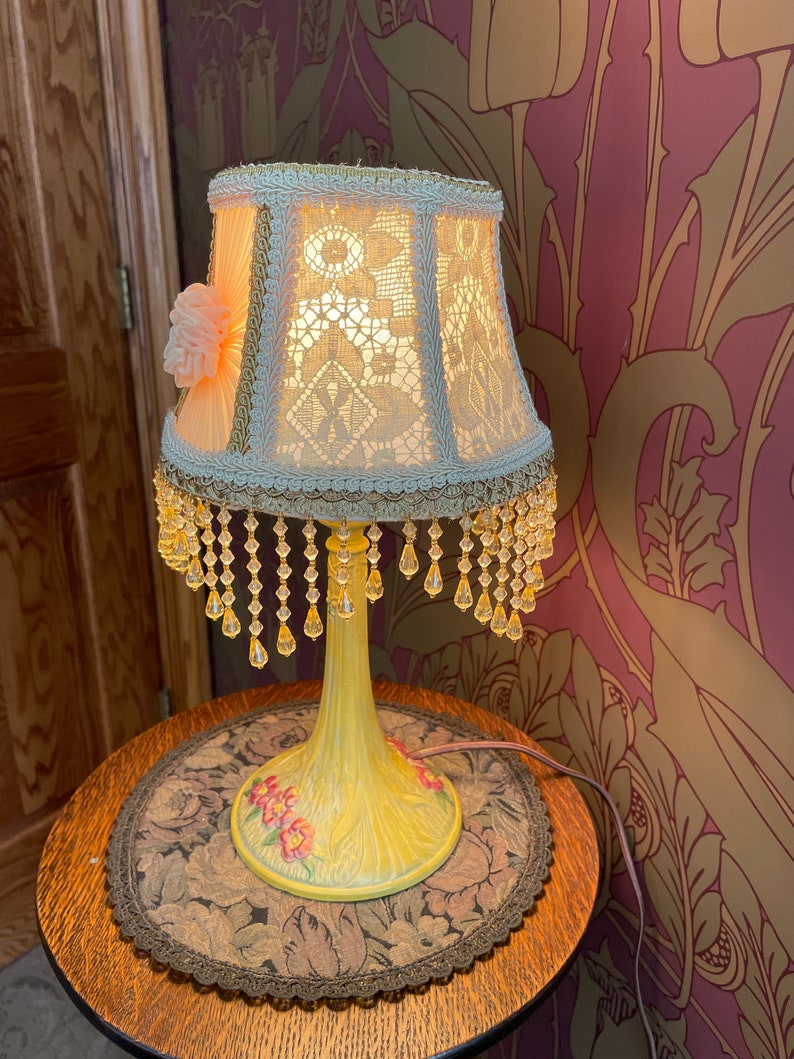 LampshadesofthePast Buttercup Bell Shade and Base - Thumbnail 5