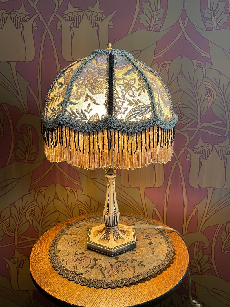 Mini Umbrella Lampshade and 1920s Lamp Etsy