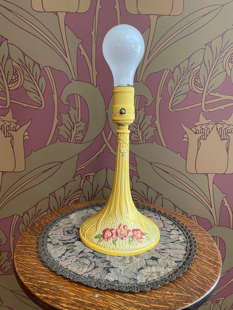 LampshadesofthePast Buttercup Bell Shade and Base - Thumbnail 3