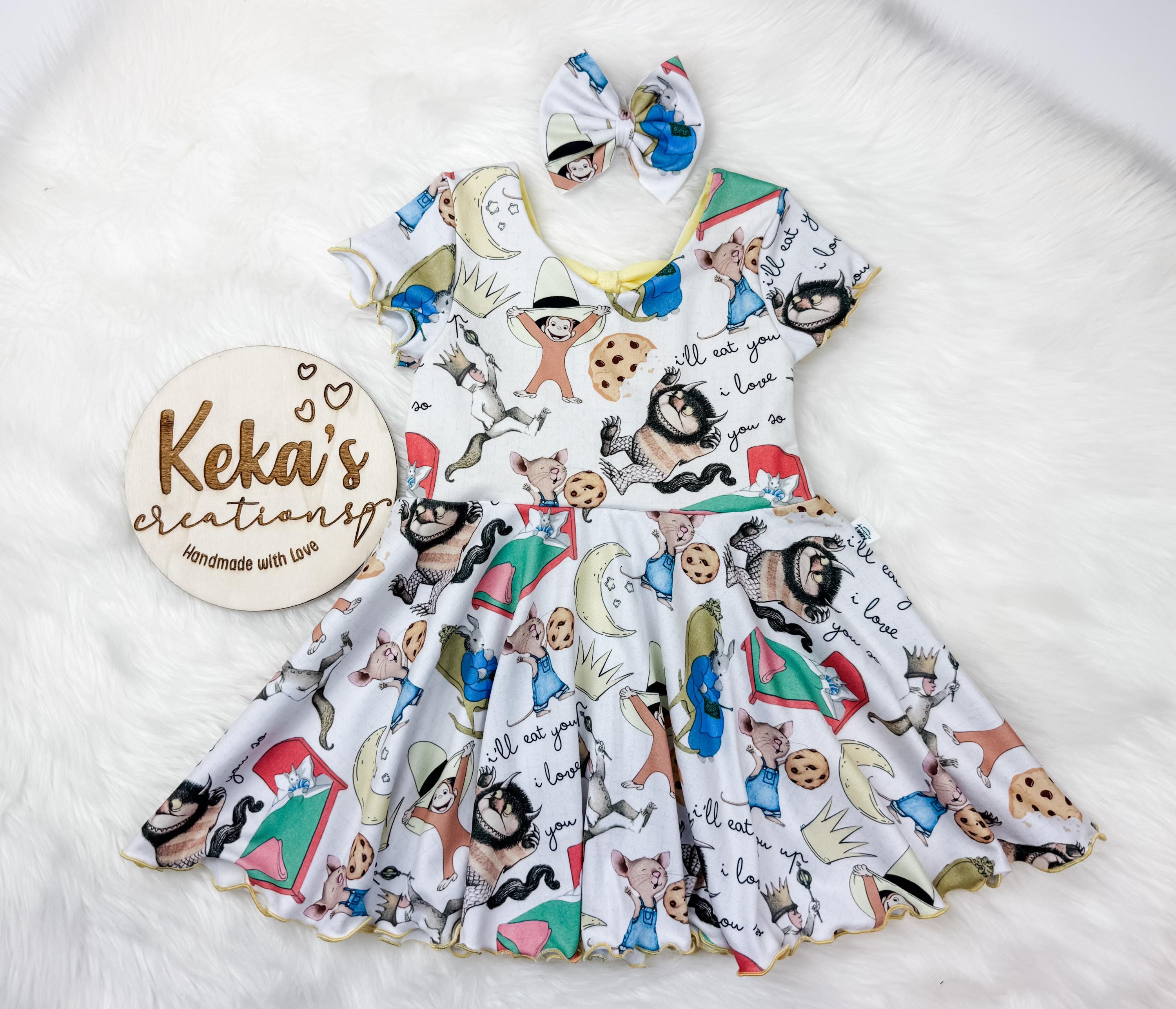 Curious George Dress for Toddler - Etsy Curious George Dress for Toddler - Etsy