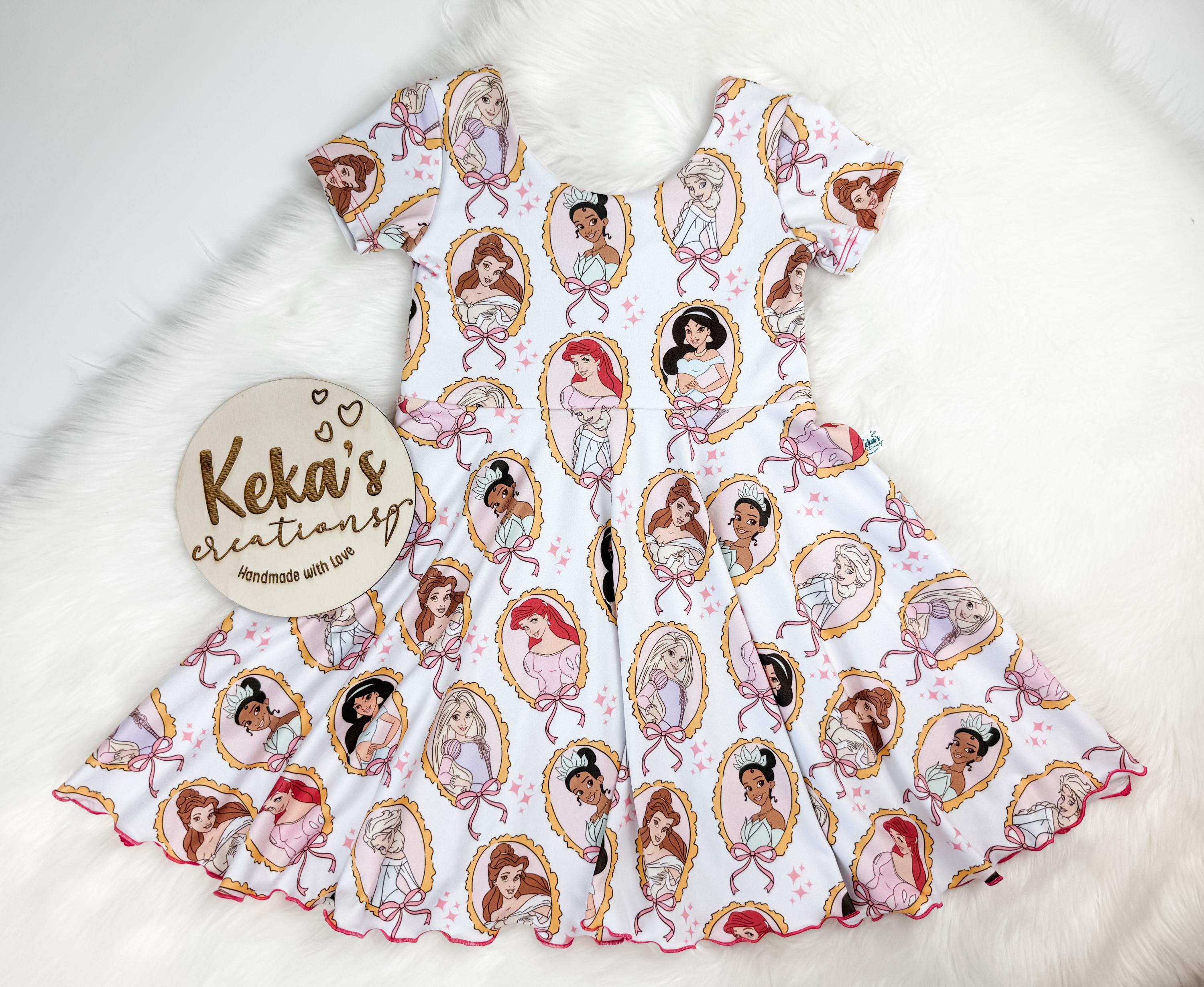 Princesses frame Peplum Top or Dress