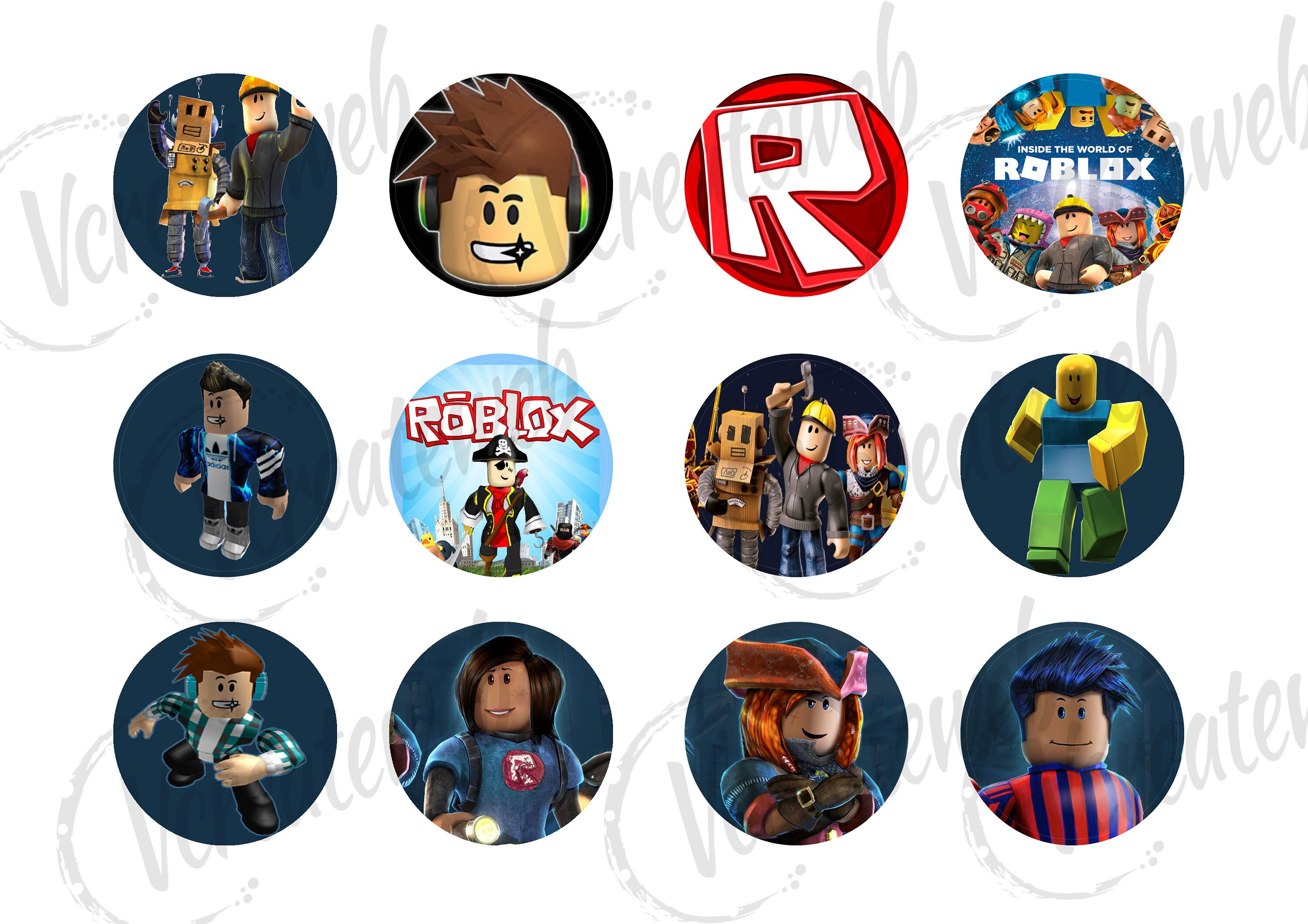 Roblox Edible Cupcake Toppers (12 Images) 190