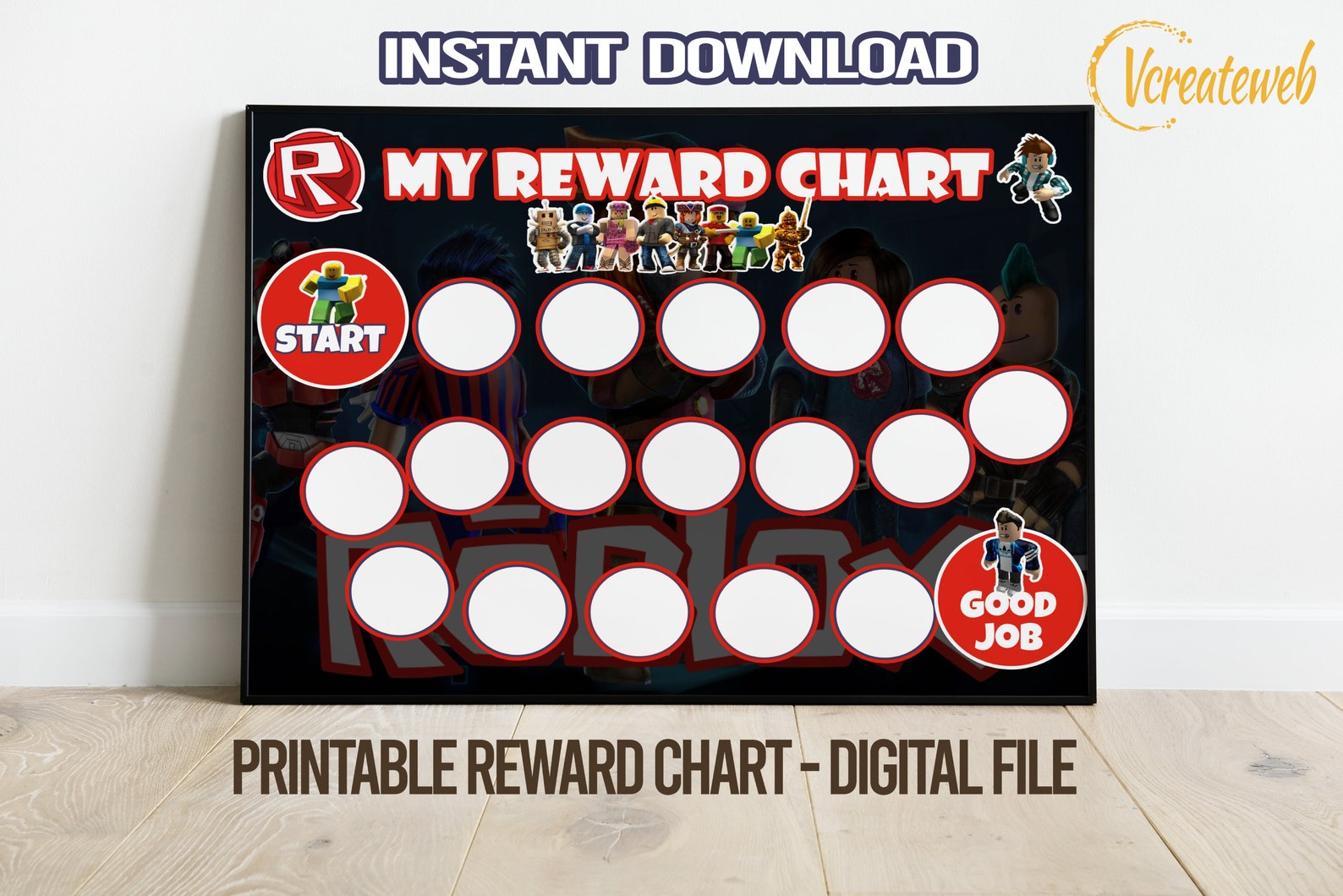 Roblox Sticker Chart