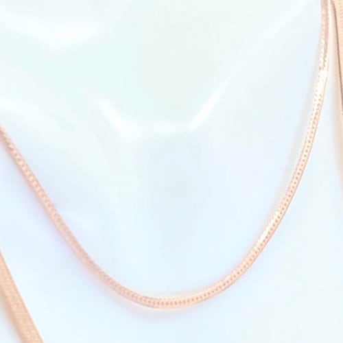 Solid 10K Rose Gold Herringbone Chain Necklace 1.25mm 2.25mm Etsy