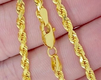 22k Gold Chain - Etsy