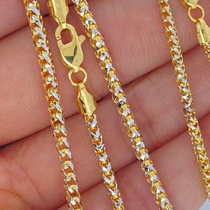 Two tone franco best sale chain