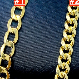 Solid 10K Gold Chain Curb Miami Cuban, Man Gold Chain, Solid Gold Chain, 10kt Gold Chain, Authentic 10K Gold Chain