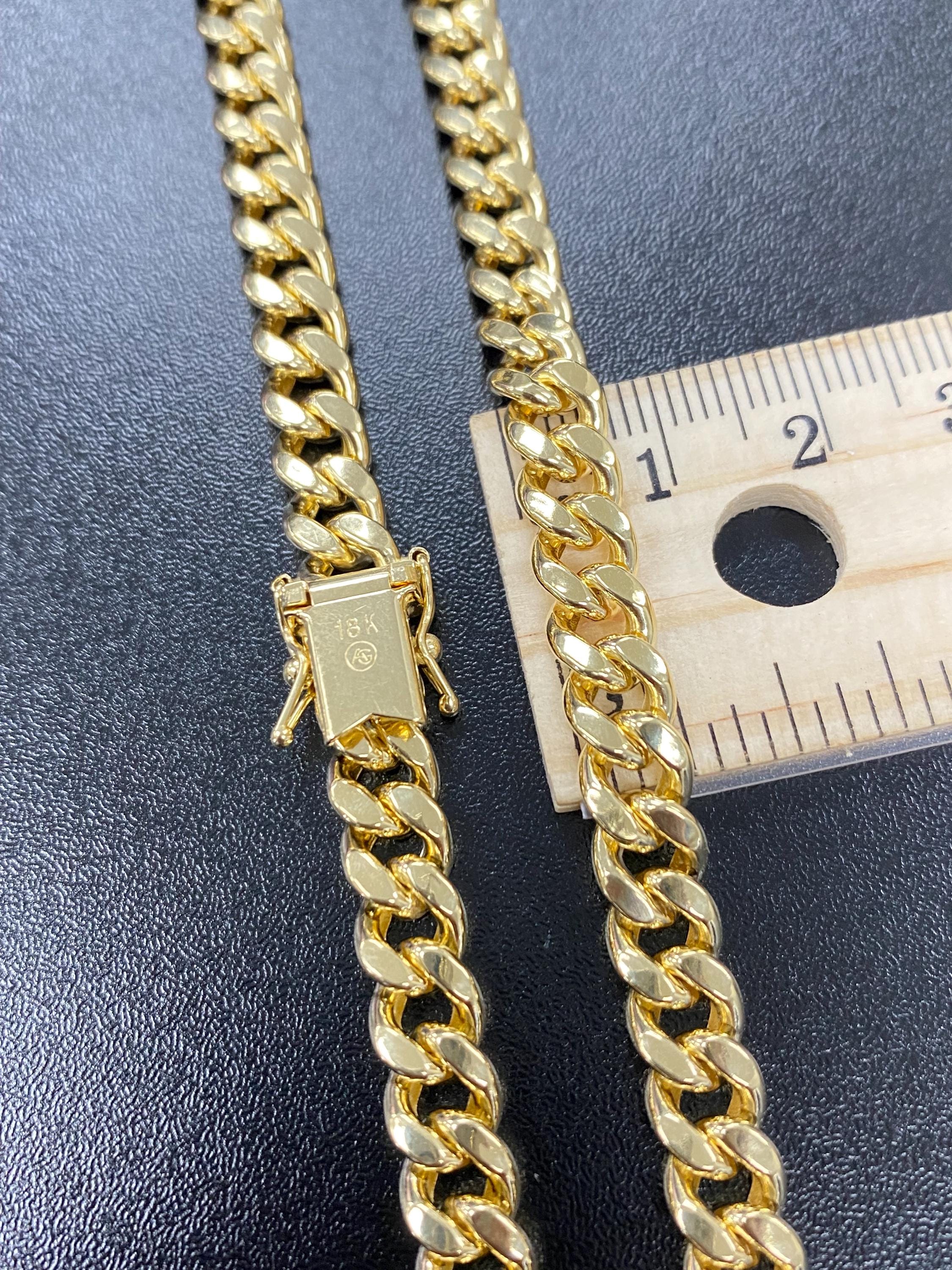 Miamiネックレス　18ミリ　ゴールド Miami Necklace | Local Eclectic – local eclectic