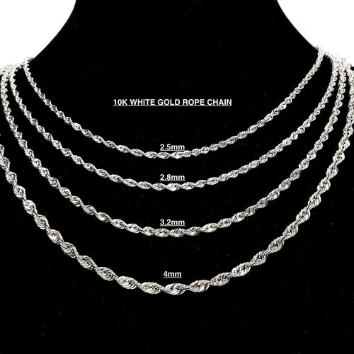 14k White Gold Singapore Chain 16 18 20 - Etsy Canada