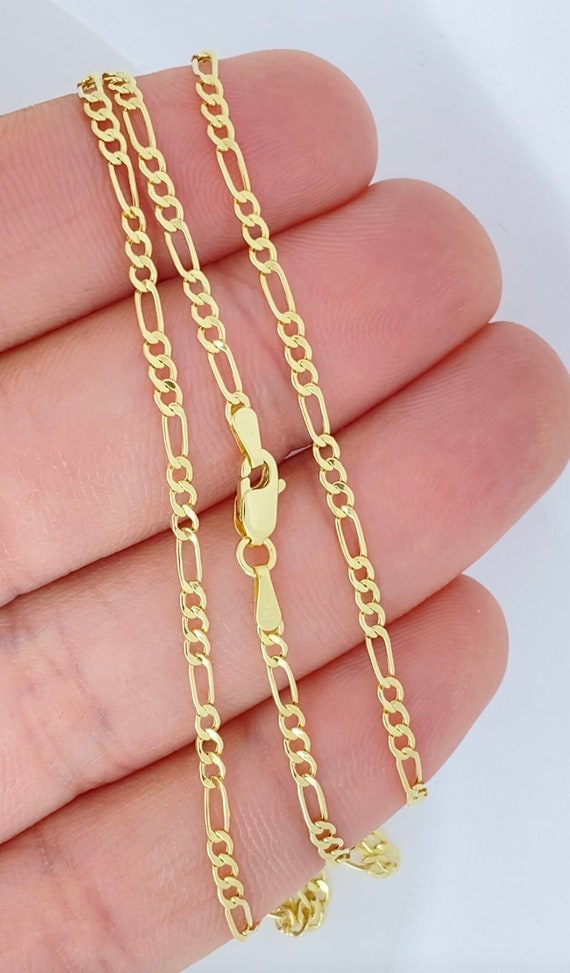 14k gold Italian figaro chain フィガロ