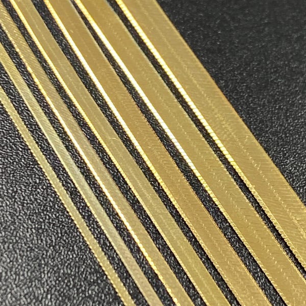 Solid 10K Gold Herringbone Bracelet 1mm 2mm 3mm 4mm, Ladies Gold Bracelet, Trending Gold Jewelry, Liquid Link Gold Bracelet