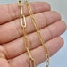 Solid 14K Gold Paperclip Chain Necklace 3.2mm 4.5mm, Trending Gold Necklace, Ladies Gold Necklace, Solid 14K Gold Paperclip Bracelet