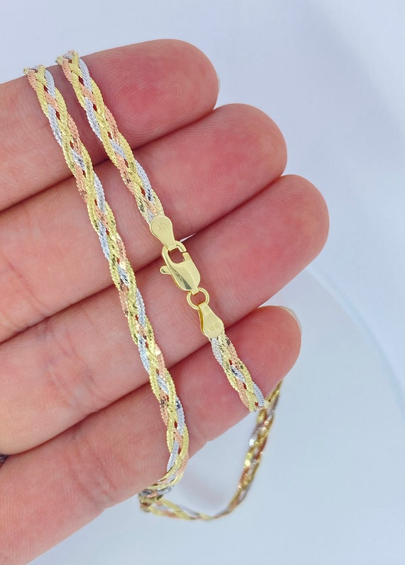  10K Solid Gold Chain Necklace Extender 2 Inch, Delicate Durable  Adjustable Gold Chain Extender for Gold Necklace Bracelet Anklet: Clothing,  Shoes & Jewelry