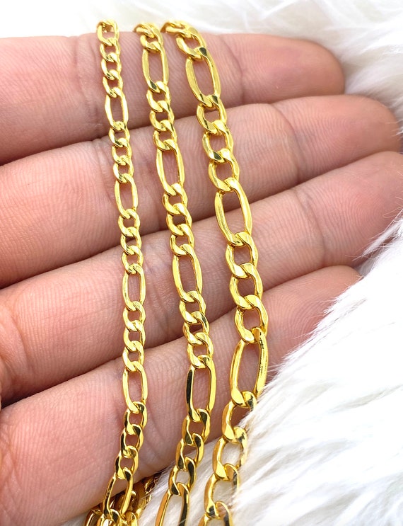 14k gold Italian figaro chain フィガロ