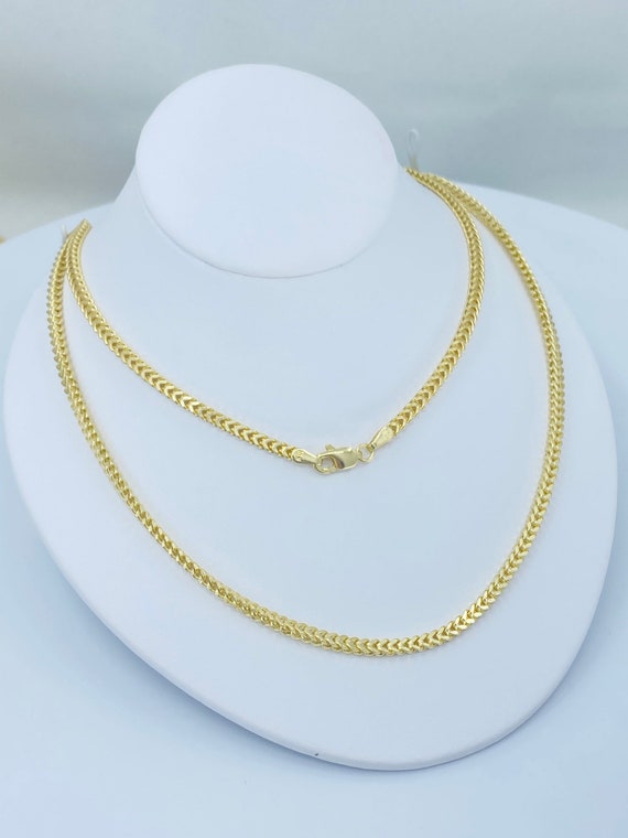 Buy Solid 10K Gold Franco Chain 2.5mm, Man Trending Gold