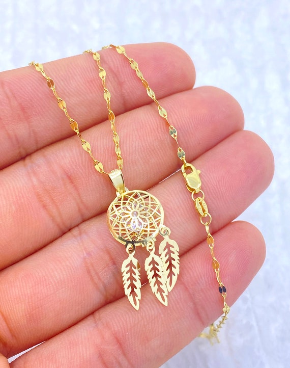 9ct Yellow Gold Fancy Dream Catcher Pendant – Shiels Jewellers