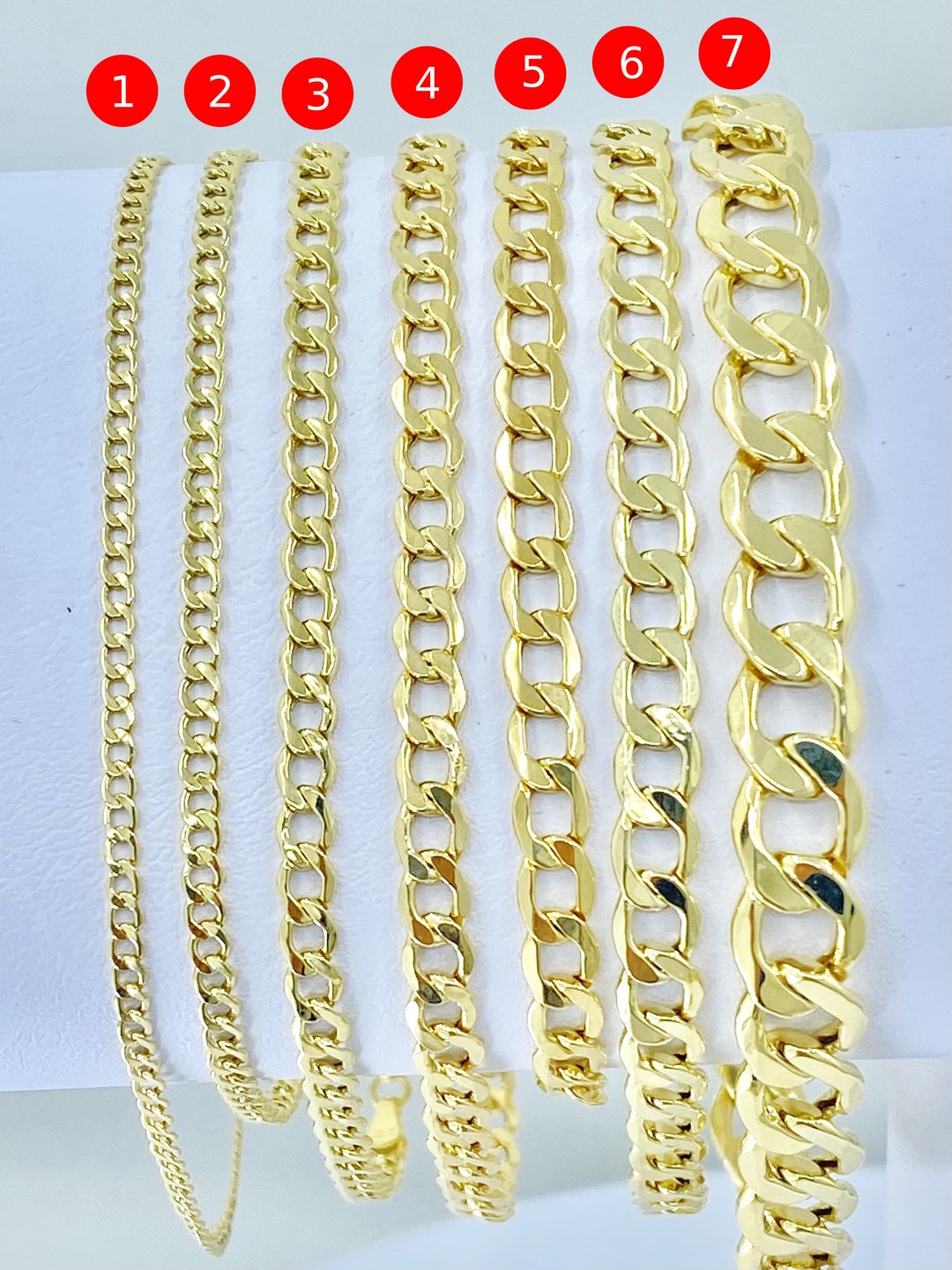 Men's 150 Gauge Cuban Curb Chain Bracelet in 10K Gold - 8.5