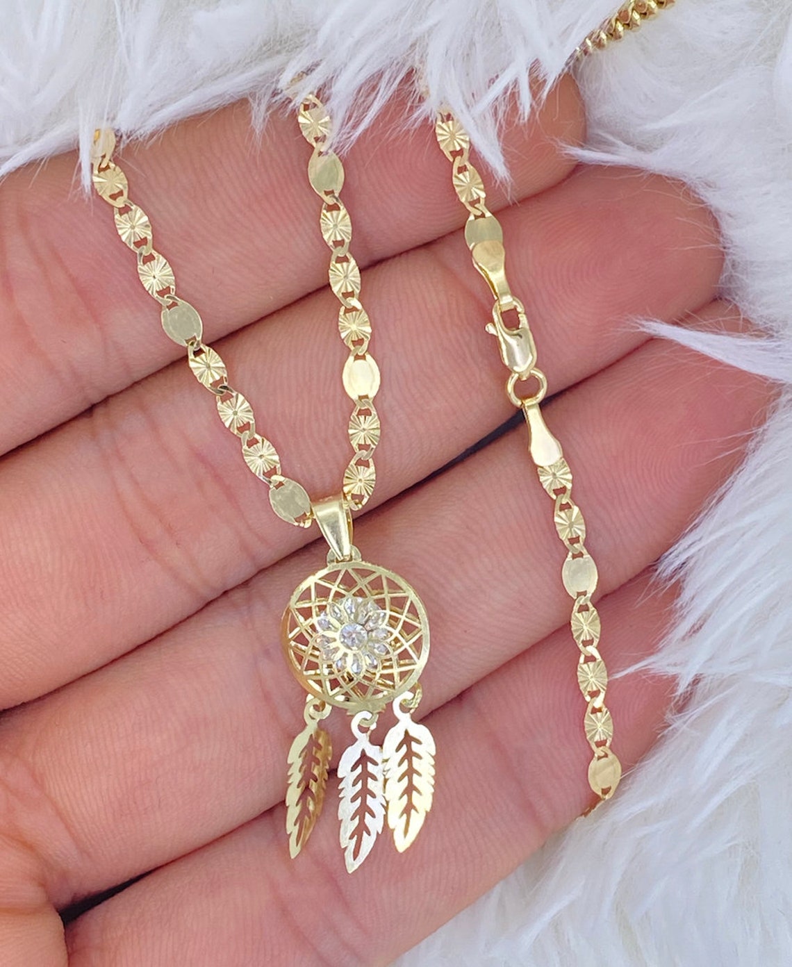 Solid 14K Gold Sparkle Mirror Chain Solid 14kt Gold Chain Etsy