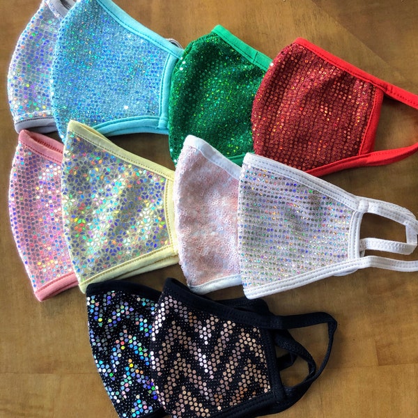 Sequin Mask Etsy