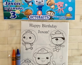 Recuerdos de fiesta de los Octonautas